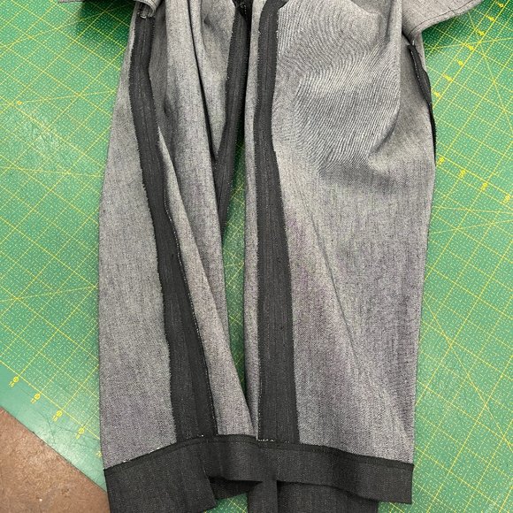 RARE UNISEX Rad Hourani black jogger jeans size 2 (M) - Picture 13 of 13